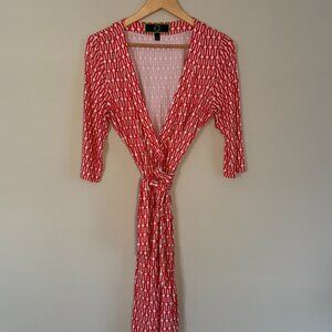 C Wonder Vintage Wrap Dress - Size L